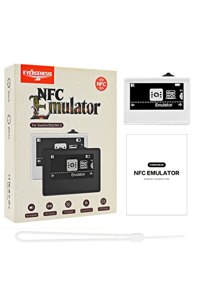 Choice1 White For Amiibo Chargeable NFC Emulator Intelligent Simulator Blueto...