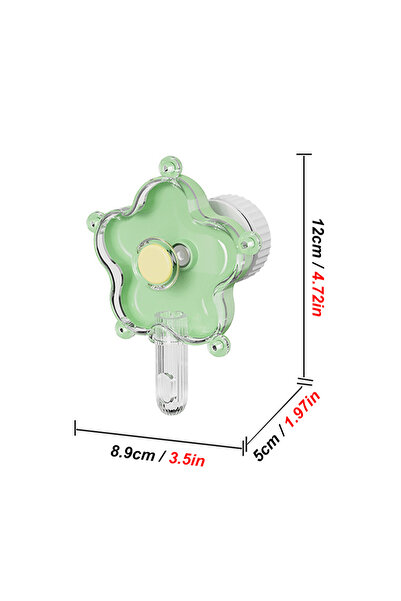 Choice1 green 1PC Flower-Shape Rotating Wheel Parrot Foraging Feeding Toy for...
