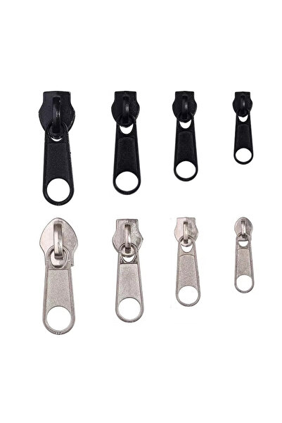 Choice 8pcs 3# 5# 8# 10# Zipper Head Zipper Repair Kit Easy Fix Zipper Slider...