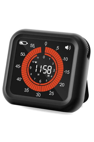 Choice black 2025 Visual Kitchen Timer High Precision Manual Rotating Electro...