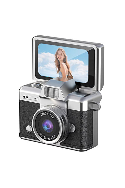 Choice1 NO Card Black Magecam Thumb Keychain Camera 1.47 Inch Flip Screen Ret...