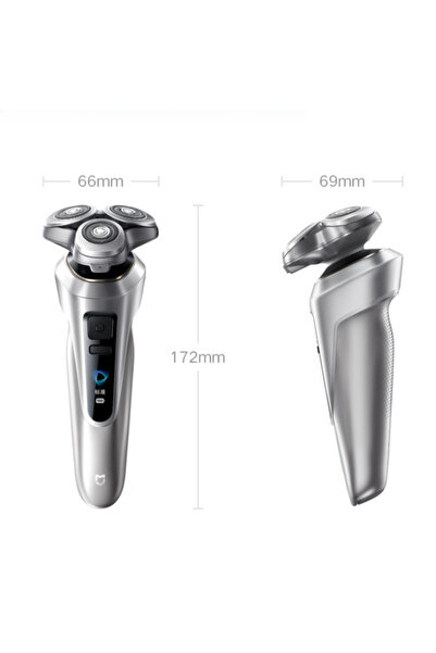 Choice XIAOMI Silver Electric Shaver Pro Beard Trimmer Wet/Dry Razor Waterpro...