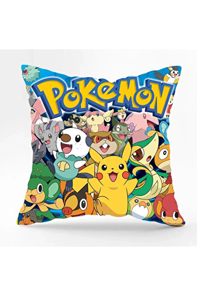 Choice9 15155111 غطاء وسادة أنمي بوكيمون، شخصية أنمي بيكاتشو وبولباسور، وسادة...