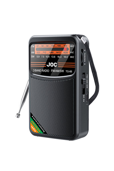 choice2 راديو ترانزستور صغير أسود TG66 TG66 TG77 كامل النطاق FM/AM/SW، شحن من...