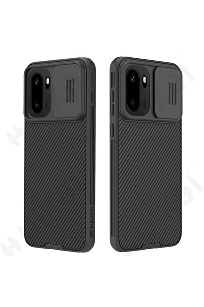 Choice1 جراب نيلكين أسود اللون لهاتف ون بلس 15R و15R، مزود بغطاء كاميرا منزلق...