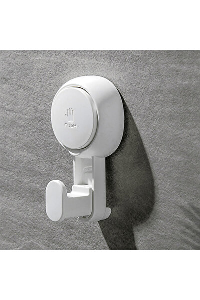 Choice قطعة واحدة من خطاف شفط أبيض اللون للحمام، خطاف جداري لاصق بدون أثر، لا...