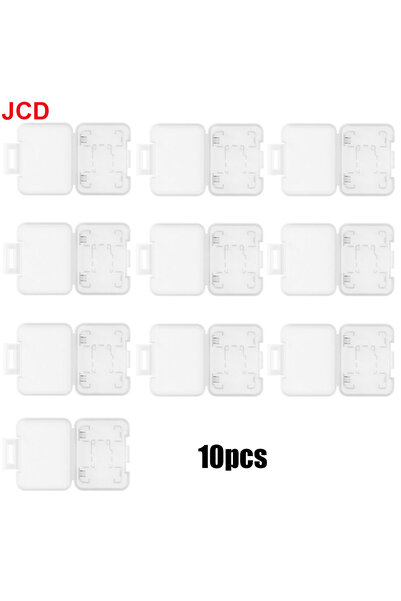 choice2 transparent JCD 10pc For Switch 2 Portable Single Game TF Card Storag...