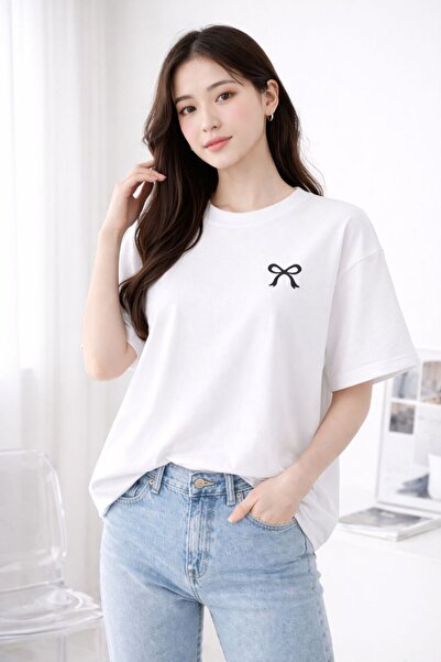 Karatopak Tricou unisex pentru bărbați/femei, cu panglică, cu imprimeu person...