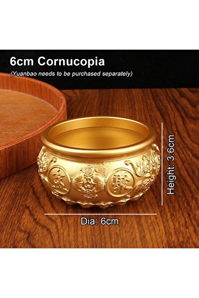 choice2 وعاء كنز نحاسي من نوع كورنيا، مقاس 6 سم، قطعة واحدة، متوفر بأحجام 4/6...