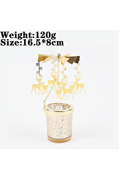 Choice23 18 Love Wedding Candle Holders Snowflake Deer Fairy Rotating Candles...