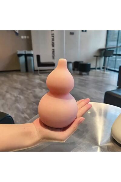 Choice Without Accessories Cute 3D Gourd Collectible Sculpture: Soft-Touch Fa...