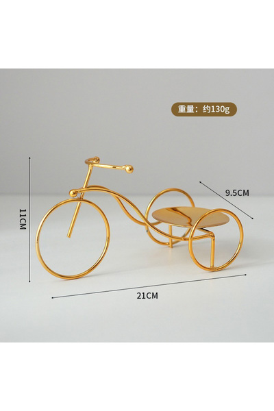 Choice1 حامل شموع ذهبي عصري ثلاثي العجلات، ديكور منزلي، حامل شموع، وعاء للشمو...