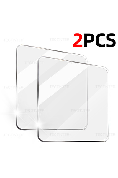 choice2 قطعتان من الزجاج + حقيبة لحماية الشاشة المحمولة من الزجاج المقوى لجها...