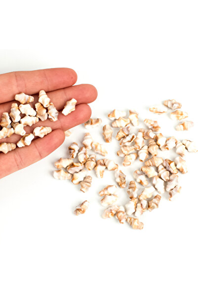 yfhobi 25 gram - 13 mm Sütlü Kahve Damarlı Renk İstiridye Akrilik Boncuk (25 ...