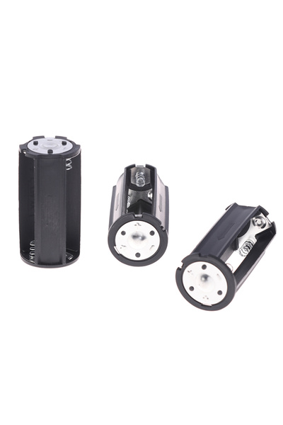 Choice KOQZM 1/3Pcs Black Cylindrical Battery Adapter Case 3x AA to D Size Ba...