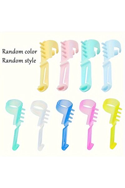 Choice 4pcs Crochet Yarn Guide Cover - Beginner Plastic Finger Protector, Kni...