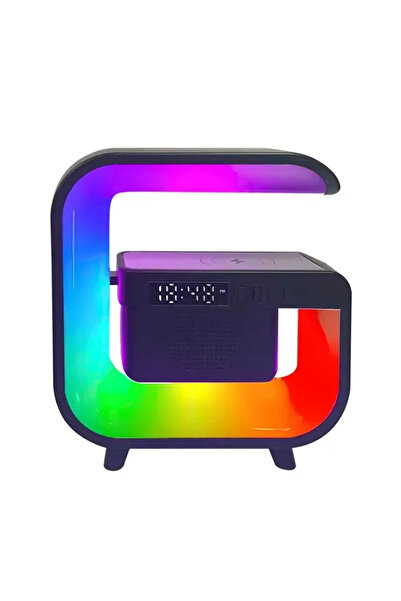 Choice1 حامل شاحن لاسلكي متعدد الوظائف G3mini-Black مزود بمكبر صوت بلوتوث 5.0...