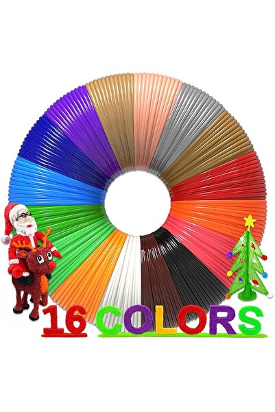 Choice 16 Colors 320ft PLA 3D Pen Filament Refills, 1.75mm, Kids Safe, 16 Col...
