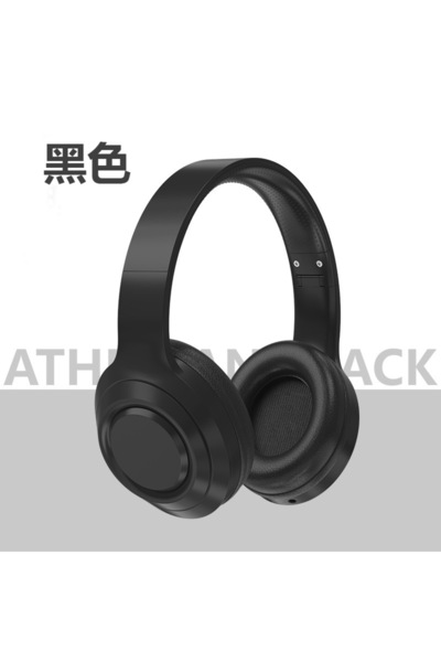 Choice1 سماعات رأس ستيريو عالية الدقة لاسلكية تعمل بتقنية البلوتوث، سوداء الل...