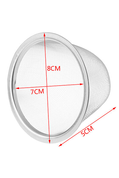 Choice3 Outer diameter 8CM Diameter 5-8CM Reusable Stainless Steel Mesh Tea I...