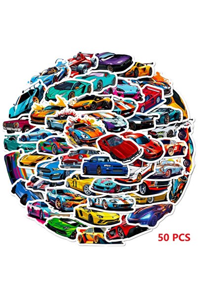Choice 50 PCS 50 Cool Racing Stickers Personalized DIY Super Car Racing Graff...