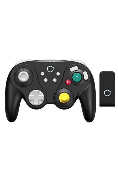 Choice وحدة تحكم ألعاب لاسلكية بلوتوث سوداء من NYXI Warrior لأجهزة Gamecube و...