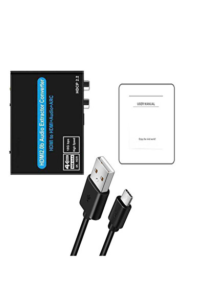 Choice Other Check note 4K 60Hz HDMI Audio Extractor HDMI 2.0 Audio Splitter ...