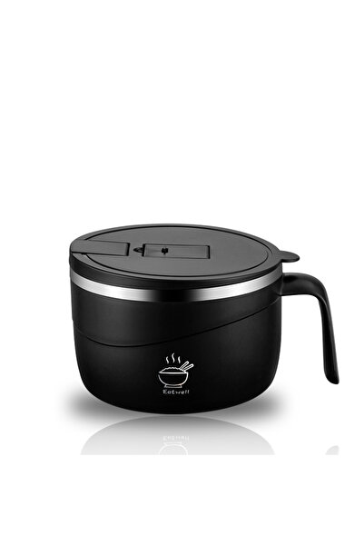 Choice3 وعاء أسود من الفولاذ المقاوم للصدأ مع غطاء، قطعة واحدة، مناسب لتحضير ...