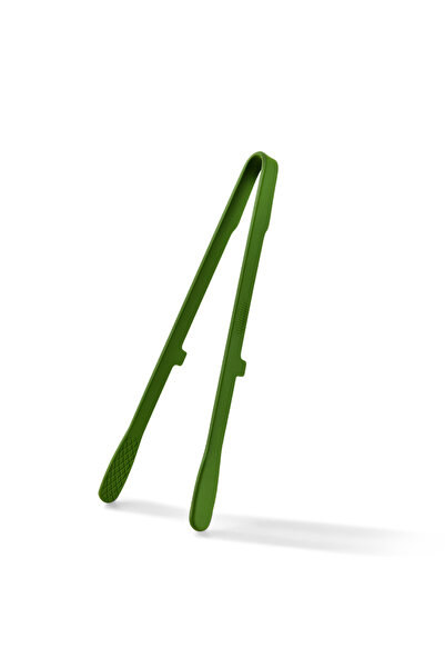 Choice3 Green 1Pc Silicone Grill Tongs Non-Stick Food Bread Clip Heat Resista...