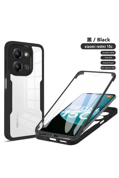 Choice4 Redmi 15C 5G (173mm) black For Redmi 15C Global 171MM Case Shockproof...