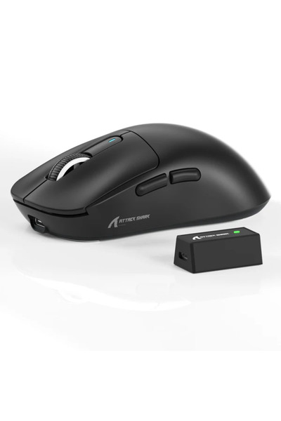 Choice3 ماوس بلوتوث خفيف X3PRO أسود X3 ATTACK SHARK بوزن 49 غرام، موديل PAW33...