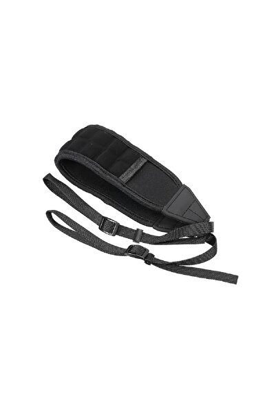 Choice حزام كاميرا أسود مريح قطعة واحدة، حزام عريض مبطن لكاميرات كانون ونيكون...