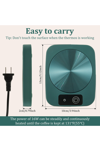 Choice1 1 قطعة نمط 2 سخان كهربائي كوب القدح دفئا القهوة القدح USB مدفأة القدح...