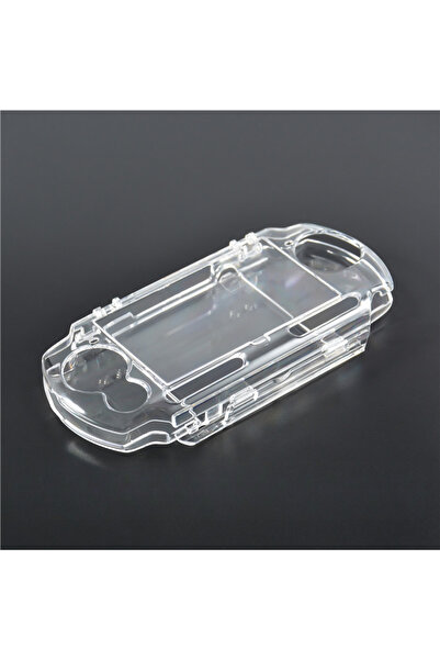 Choice غطاء صلب شفاف لجهاز PSP - غطاء حماية كامل مع حامل عرض أفلام شفاف، مقاو...