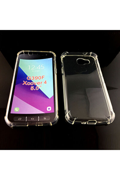 Choice جراب سيليكون شفاف مزود وسادة هوائية لهاتف Galaxy XCover 4s، متوافق مع ...