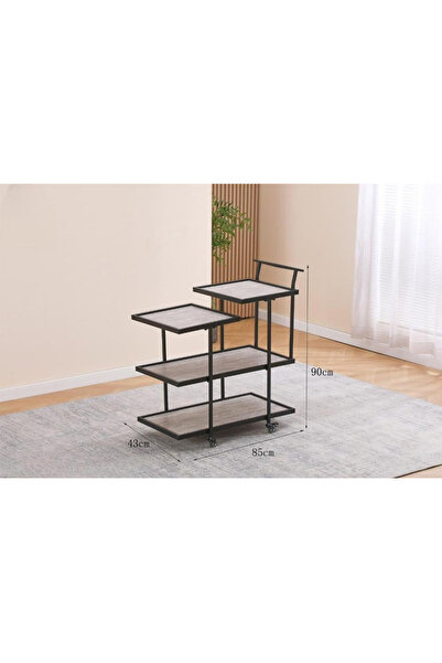 DEC30 Luxury multi-tiered serving cart