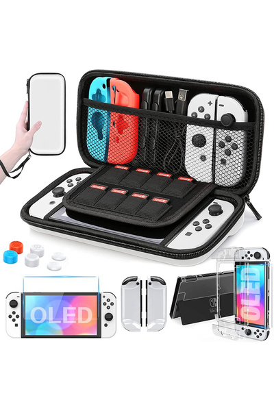 Choice white Estuche Funda For Nintendo Switch & OLED Joycon Nitendo Swich Jo...