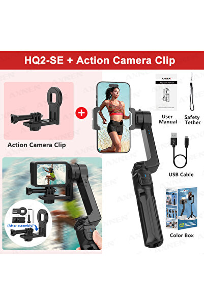 Choice HQ2SE HQ2SE with GoPro Accessory Action Camera Clip Built-in Extend Se...
