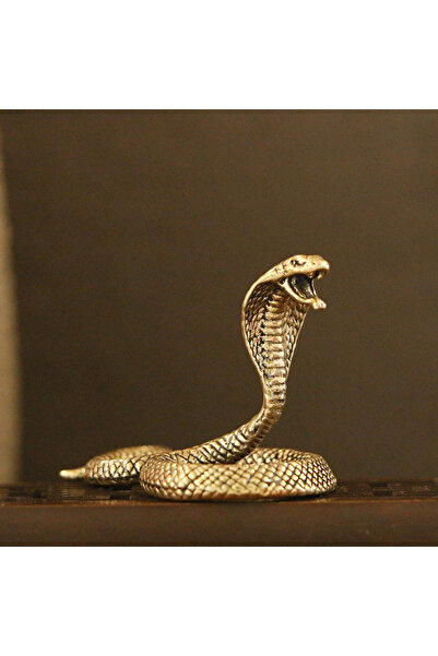 Choice تماثيل ثعبان صغيرة من النحاس الأصفر والفضة الفاتحة، مصنوعة من البرونز ...