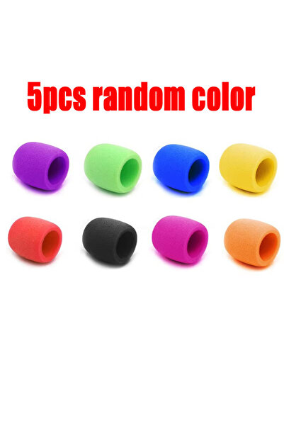 Choice1 5pcs random color 1-20Pcs Rain Microphone Foam Thicken Mic Cover Spon...