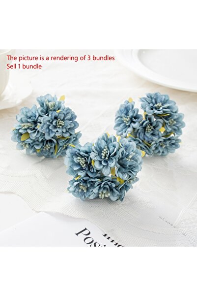 Choice12 اللون ١٣ - قطعة واحدة من نبات كارناتي صناعي، زينة حفلات الزفاف والمه...