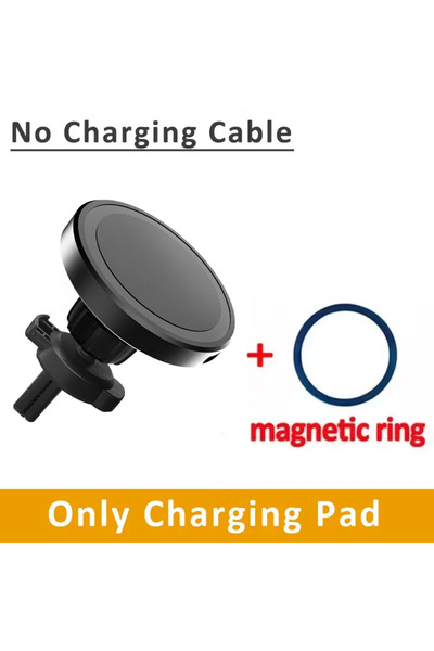 Choice3 شاحن سيارة لاسلكي مغناطيسي من فيكيفون، أسود اللون، بقوة 30 واط، بدون ...