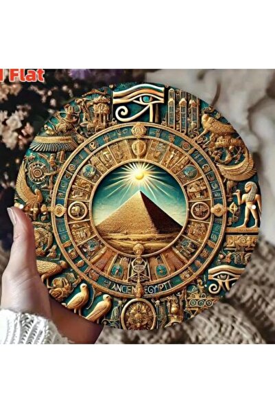 Choice1 لوحة معدنية دائرية معلقة من HELLOYOUNG مقاس 20×20 سم (TYA22199) - لوح...