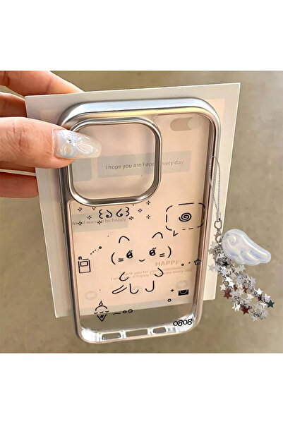 Choice1 غلاف هاتف هاتف iPhone 16 Pro Max مع سلسلة، بتصميم كرتوني كوري لطيف، أ...