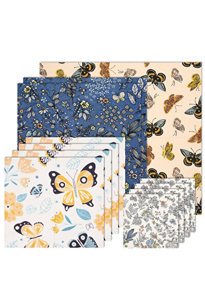 Choice 11Pcs 11 Pcs Beeswax Food Wrap Set Reusable Environmental Cotton Bread...