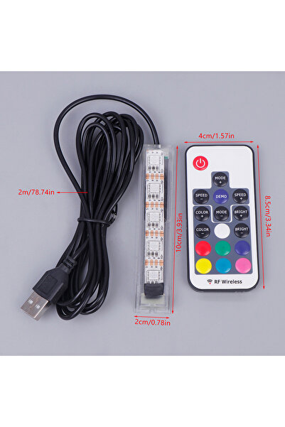 Choice3 JETTING CN Plug A2 Colorful USB Aquarium Light Fish Accessory Micro A...