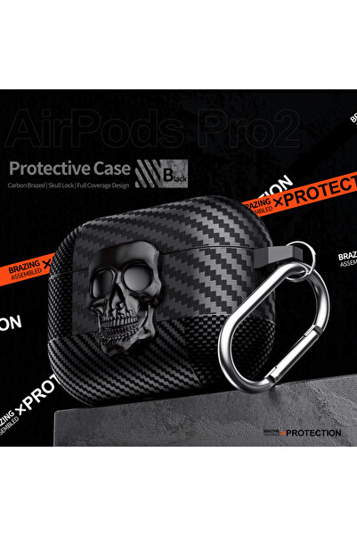 Choice23 For Airpods Pro 3 black Magnetic Headphone Case with Hook, Durable P...