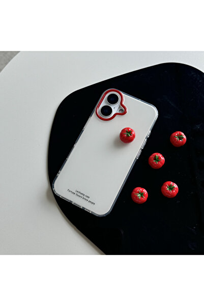 Choice10 جراب هاتف iPhone 17 بتصميم كوري بسيط ثلاثي الأبعاد على شكل فيونكة، م...