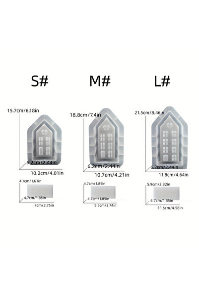 choice2 قالب سيليكون على شكل قلب مجوف L 03، كبير، متوسط، صغير، لصنع حامل شموع...
