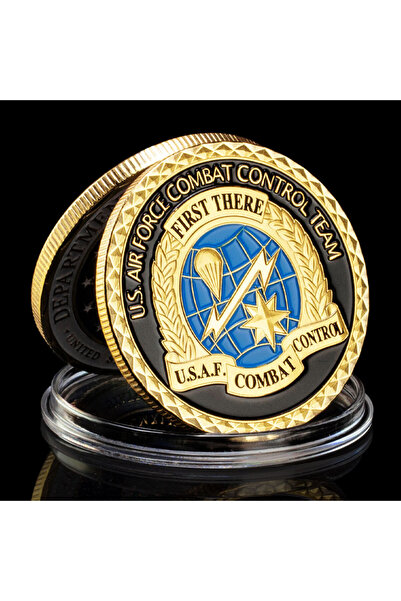 Choice Gold United States Air Force Challenge Coin USAF Combat Control Team G...